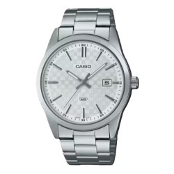 CASIO COLLECTION Mod. DATE - CARBON LOOK - SILVER MTP-VD03D-7AUDF